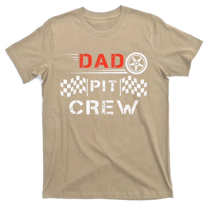 Go Kart Racing Track Dad Pit Crew Kart Racer Daddy Racing T-Shirt