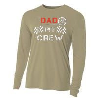 Go Kart Racing Track Dad Pit Crew Kart Racer Daddy Racing Cooling Performance Long Sleeve Crew