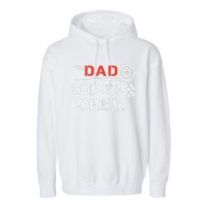 Go Kart Racing Track Dad Pit Crew Kart Racer Daddy Racing Garment-Dyed Fleece Hoodie