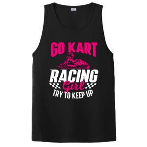 Go Kart Racing Girl Go Karting Lover Go Cart Racing PosiCharge Competitor Tank