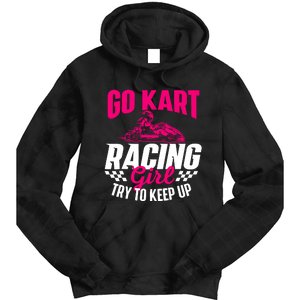 Go Kart Racing Girl Go Karting Lover Go Cart Racing Tie Dye Hoodie