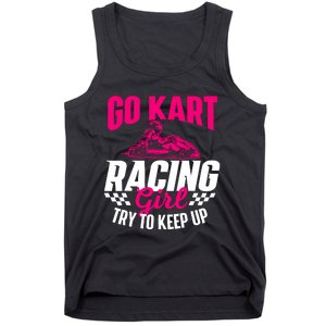 Go Kart Racing Girl Go Karting Lover Go Cart Racing Tank Top