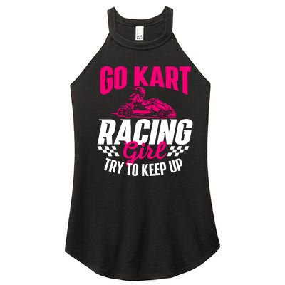 Go Kart Racing Girl Go Karting Lover Go Cart Racing Women’s Perfect Tri Rocker Tank