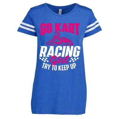 Go Kart Racing Girl Go Karting Lover Go Cart Racing Enza Ladies Jersey Football T-Shirt