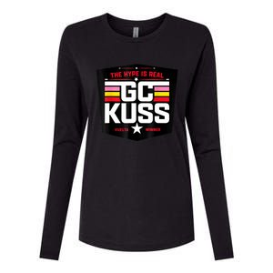 GC Kuss The Hype Is Real And Womens Cotton Relaxed Long Sleeve T-Shirt