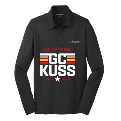 GC Kuss The Hype Is Real Silk Touch Performance Long Sleeve Polo