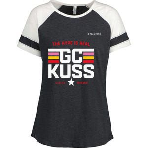 GC Kuss The Hype Is Real Enza Ladies Jersey Colorblock Tee