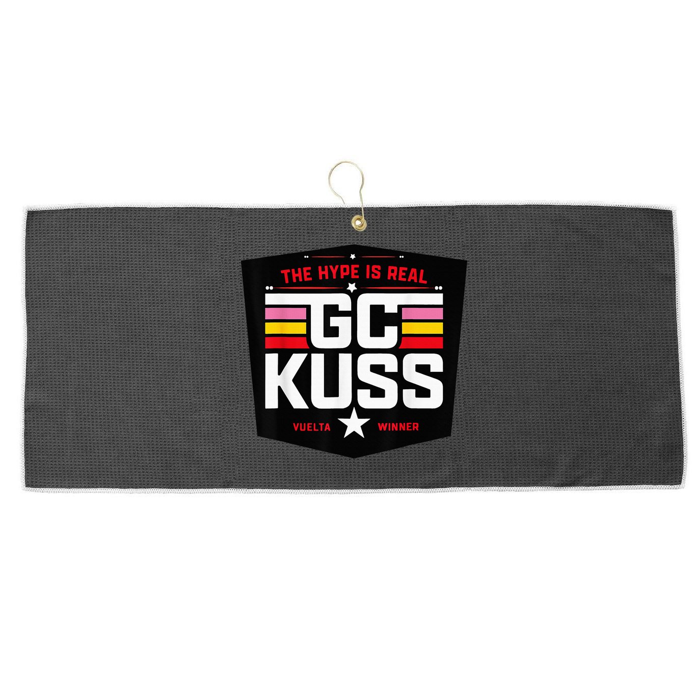 GC Kuss The Hype Is Real Large Microfiber Waffle Golf Towel