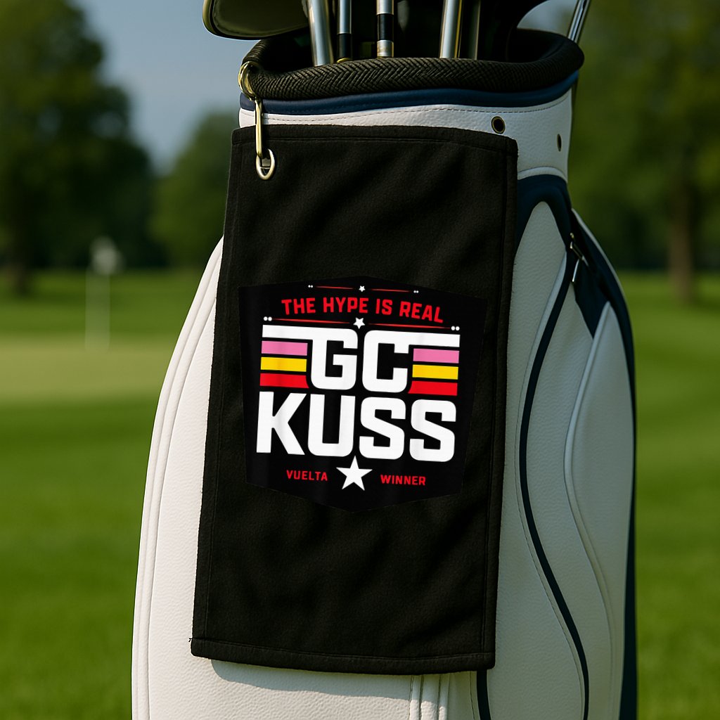 GC Kuss The Hype Is Real Golf Towel