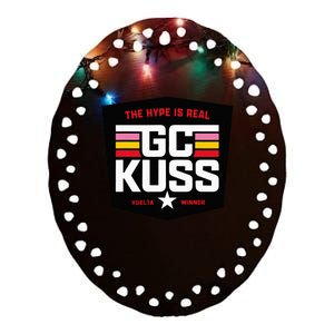 GC Kuss The Hype Is Real Ceramic Oval Ornament