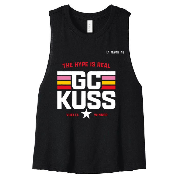 GC Kuss The Hype Is Real Women's Racerback Cropped Tank