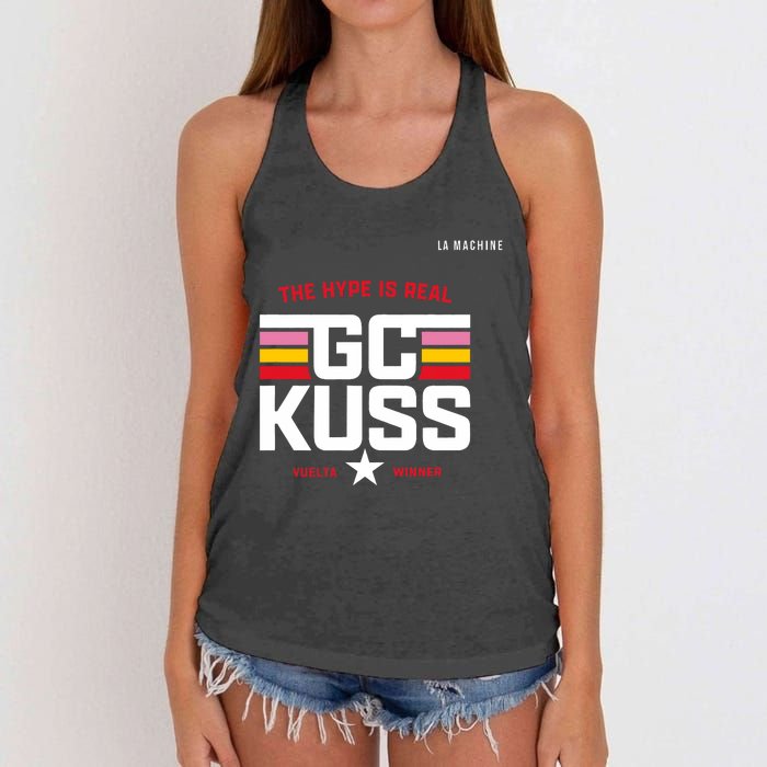 GC Kuss The Hype Is Real Women's Knotted Racerback Tank