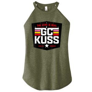 GC KuSS The Hype Is Real GC Kuss store  Women's Perfect Tri Rocker Tank