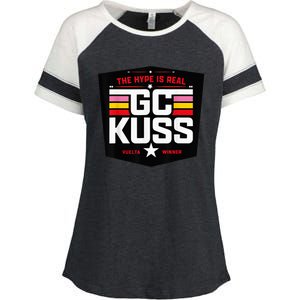 GC Kuss The Hype Is Real Enza Ladies Jersey Colorblock Tee