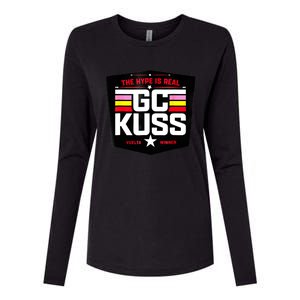 Gc Kuss The Hype Is Real Gc Kuss Store Womens Cotton Relaxed Long Sleeve T-Shirt