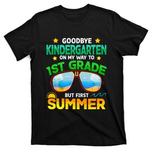 Goodbye Kindergarten Way To 1st Grade Summer Graduation T-Shirt