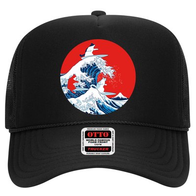 Great Kanagawa Wave Of Cats Trucker Hat
