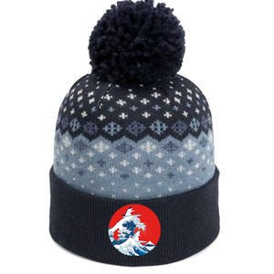 Great Kanagawa Wave Of Cats The Baniff Cuffed Pom Beanie