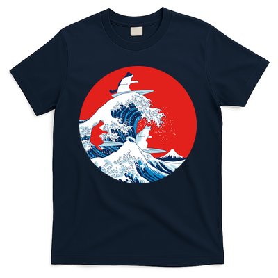 Great Kanagawa Wave Of Cats T-Shirt