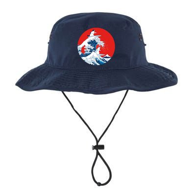 Great Kanagawa Wave Of Cats Legacy Cool Fit Booney Bucket Hat