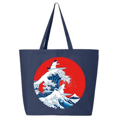 Great Kanagawa Wave Of Cats 25L Jumbo Tote