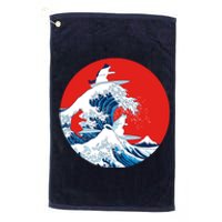 Great Kanagawa Wave Of Cats Platinum Collection Golf Towel