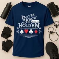 Gotta Know When To HoldEm Texas Poker Cooling Performance Crew T-Shirt