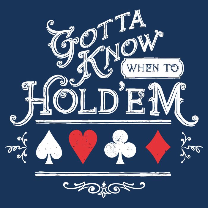 Gotta Know When To HoldEm Texas Poker Sustainable Bucket Hat