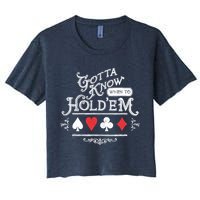 Gotta Know When To HoldEm Texas Poker Crop Top