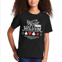 Gotta Know When To HoldEm Texas Poker Kids T-Shirt