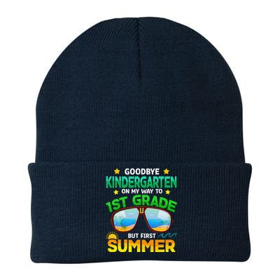 Goodbye Kindergarten Way To 1st Grade Summer Graduation Knit Cap Winter Beanie