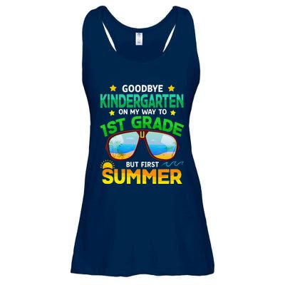 Goodbye Kindergarten Way To 1st Grade Summer Graduation Ladies Essential Flowy Tank