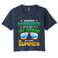 Goodbye Kindergarten Way To 1st Grade Summer Graduation Women's Crop Top Tee