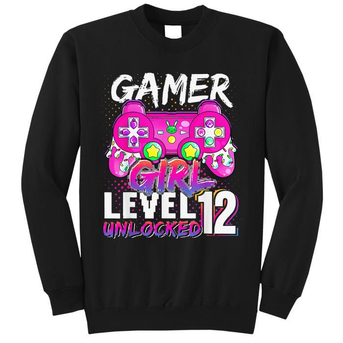 Gamer Level 12 Unlocked Video Game 12th Birthday Sweatshirt