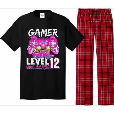 Gamer Level 12 Unlocked Video Game 12th Birthday Pajama Set