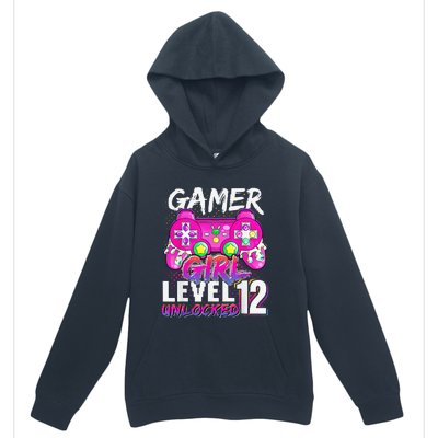 Gamer Level 12 Unlocked Video Game 12th Birthday Urban Pullover Hoodie