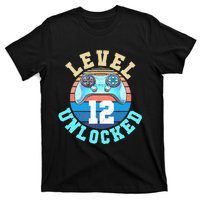 Gamer Level 12 Unlocked Video Game 12th Birthday T-Shirt