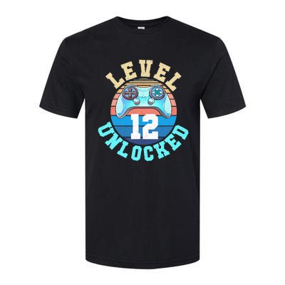 Gamer Level 12 Unlocked Video Game 12th Birthday Softstyle CVC T-Shirt