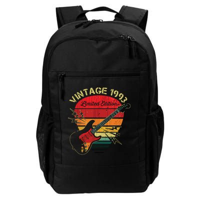 Guitar Lover 30 Years Old Retro Vintage 1993 30th Birthday Backpack