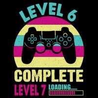 Gamer Level 6 Complete Level 7 Loading 6th Birthday Great Gift Wool Snapback Cap