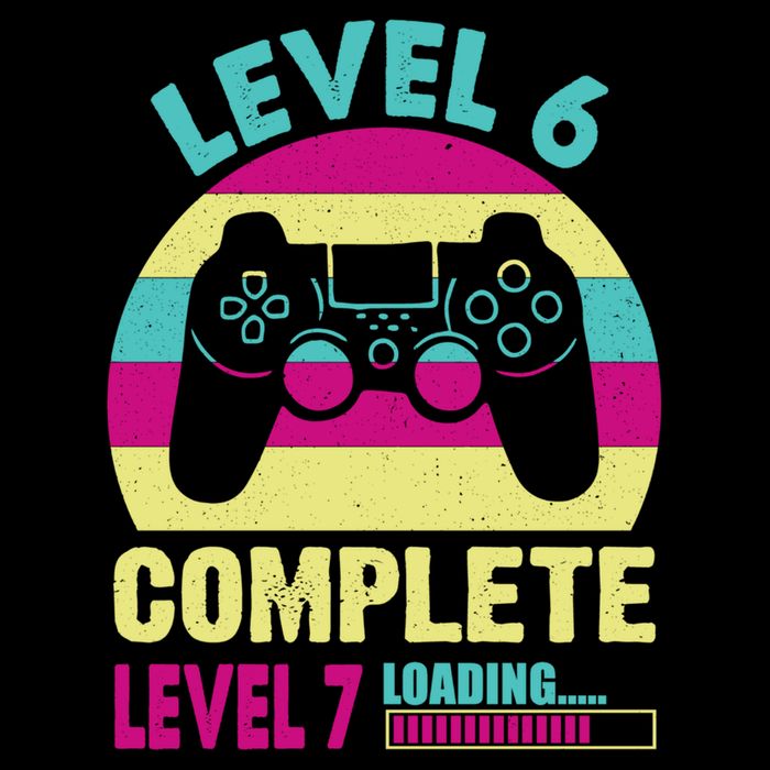 Gamer Level 6 Complete Level 7 Loading 6th Birthday Great Gift Wool Snapback Cap