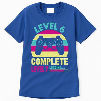 Gamer Level 6 Complete Level 7 Loading 6th Birthday Great Gift Tall T-Shirt