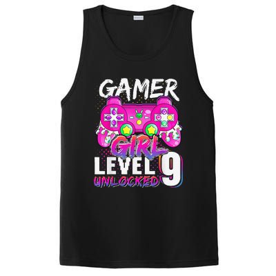 Gamer Level 9 Unlocked Video Game 9th Birthday PosiCharge Competitor Tank