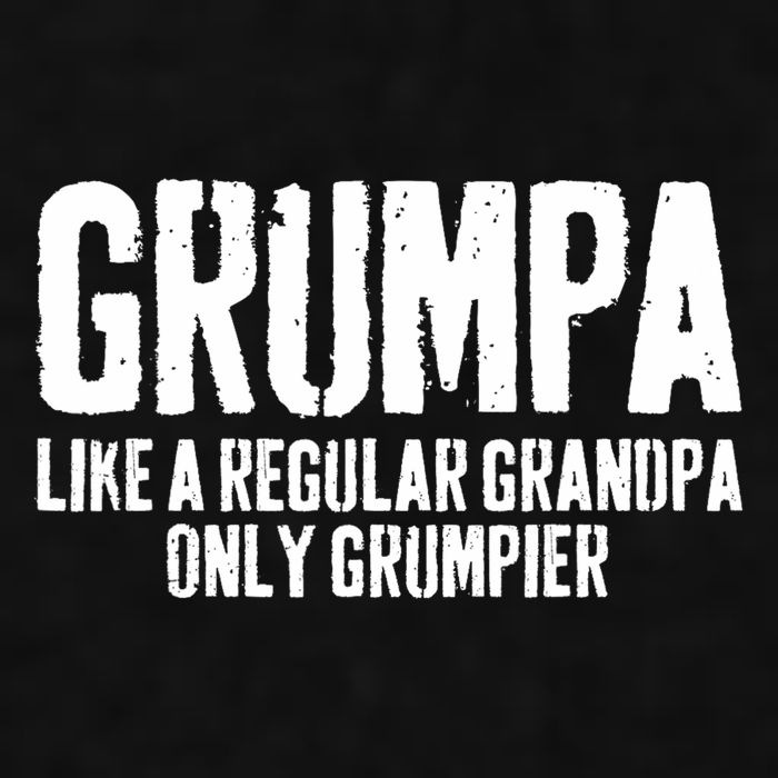 Grumpa Like A Regular Grandpa Only Grumpier Ladies PosiCharge Tri-Blend Wicking Tank