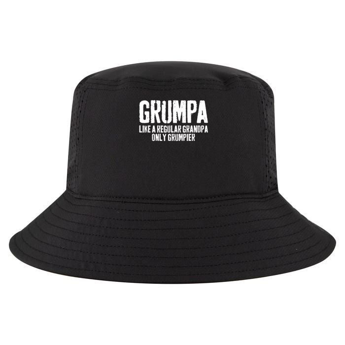 Grumpa Like A Regular Grandpa Only Grumpier Cool Comfort Performance Bucket Hat