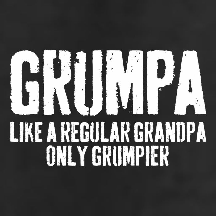 Grumpa Like A Regular Grandpa Only Grumpier Cool Comfort Performance Bucket Hat