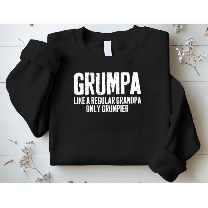 Grumpa Like A Regular Grandpa Only Grumpier Sweatshirt