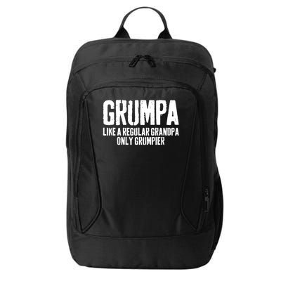Grumpa Like A Regular Grandpa Only Grumpier City Backpack