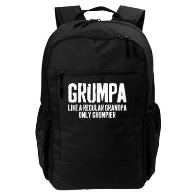 Grumpa Like A Regular Grandpa Only Grumpier Backpack