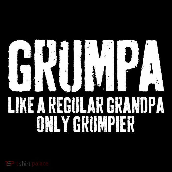 Grumpa Like A Regular Grandpa Only Grumpier Button